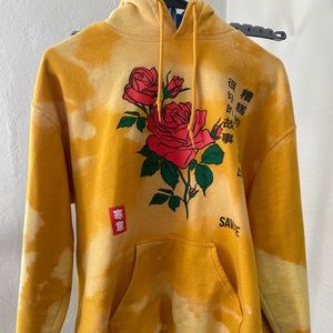 Yellow Tie-Die Hoodie